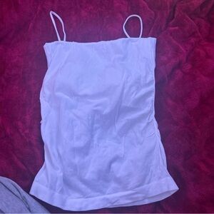 Classic White Camisole with Spaghetti Straps